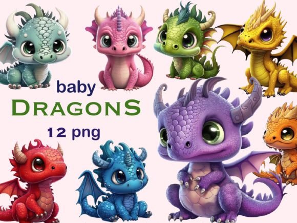 Download Cute Baby Dragon Clipart, Fantasy Art - Fantasy art Collection