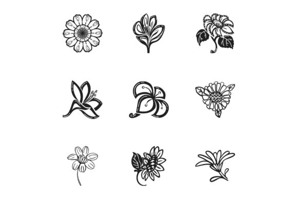 Download Tropical Flower Icon Set, Simple Style - Premium Resources